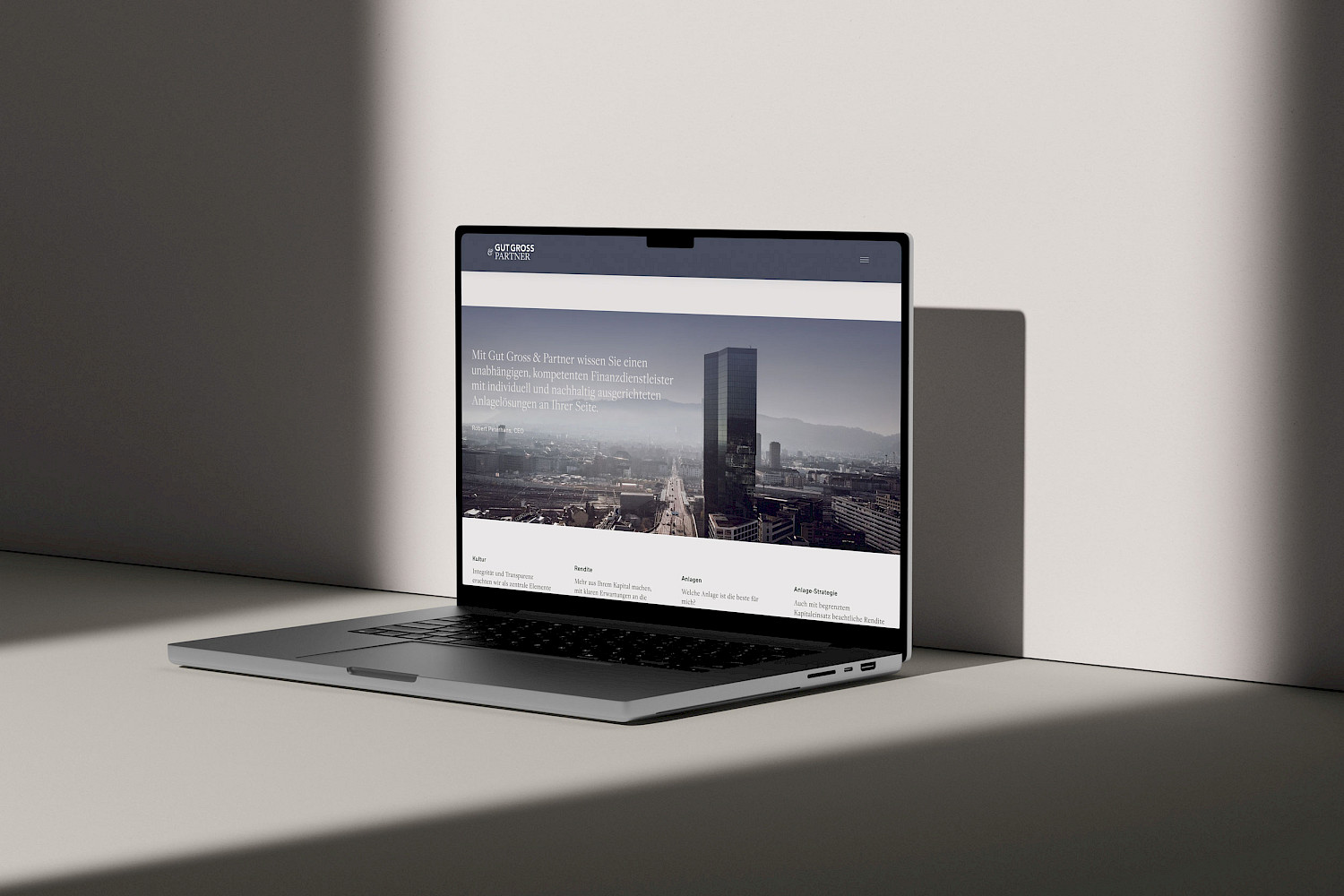 Website Design, Fotografie & Branding | Gut Gross & Partner